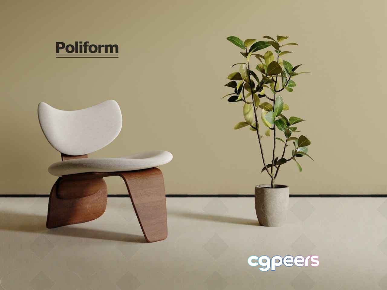 Modern Chair Design 3D Model - 15292 - CORONA Render Modern Chair Design 3D Model - 15292 - CORONA Render