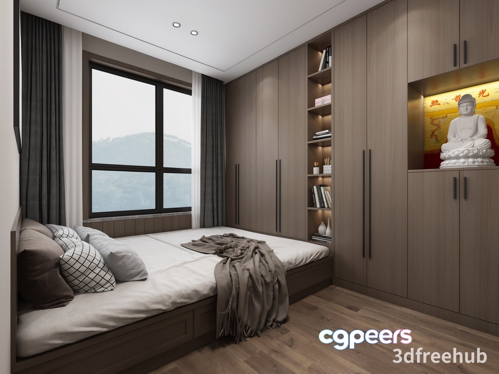 Cozy Bedroom 3D Model - 19604 - VRAY Render Cozy Bedroom 3D Model - 19604 - VRAY Render
