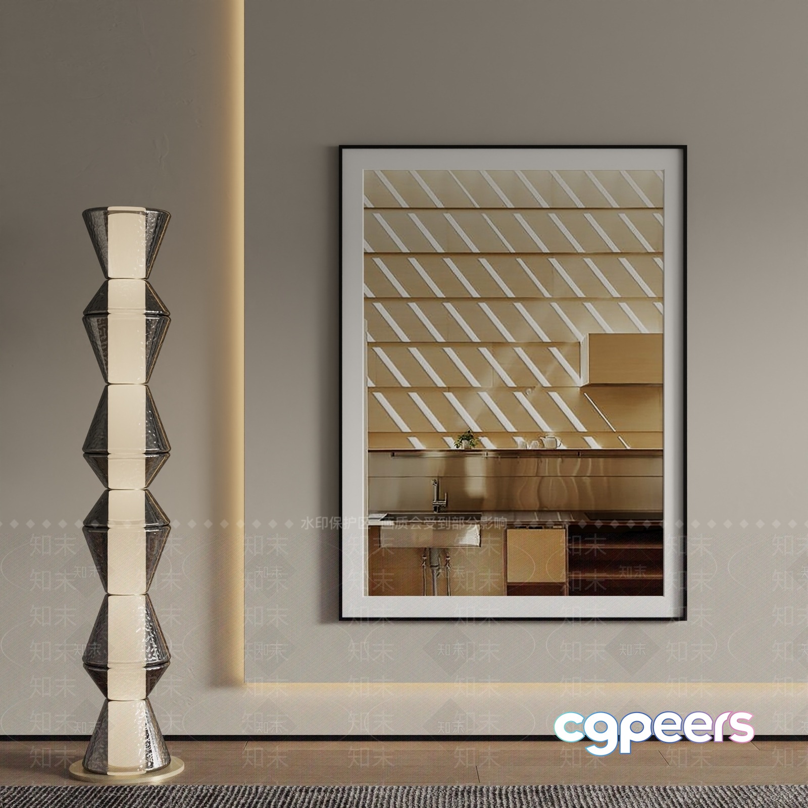 Modern Home Decor 3D Model - 6860 - VRAY Render Modern Home Decor 3D Model - 6860 - VRAY Render