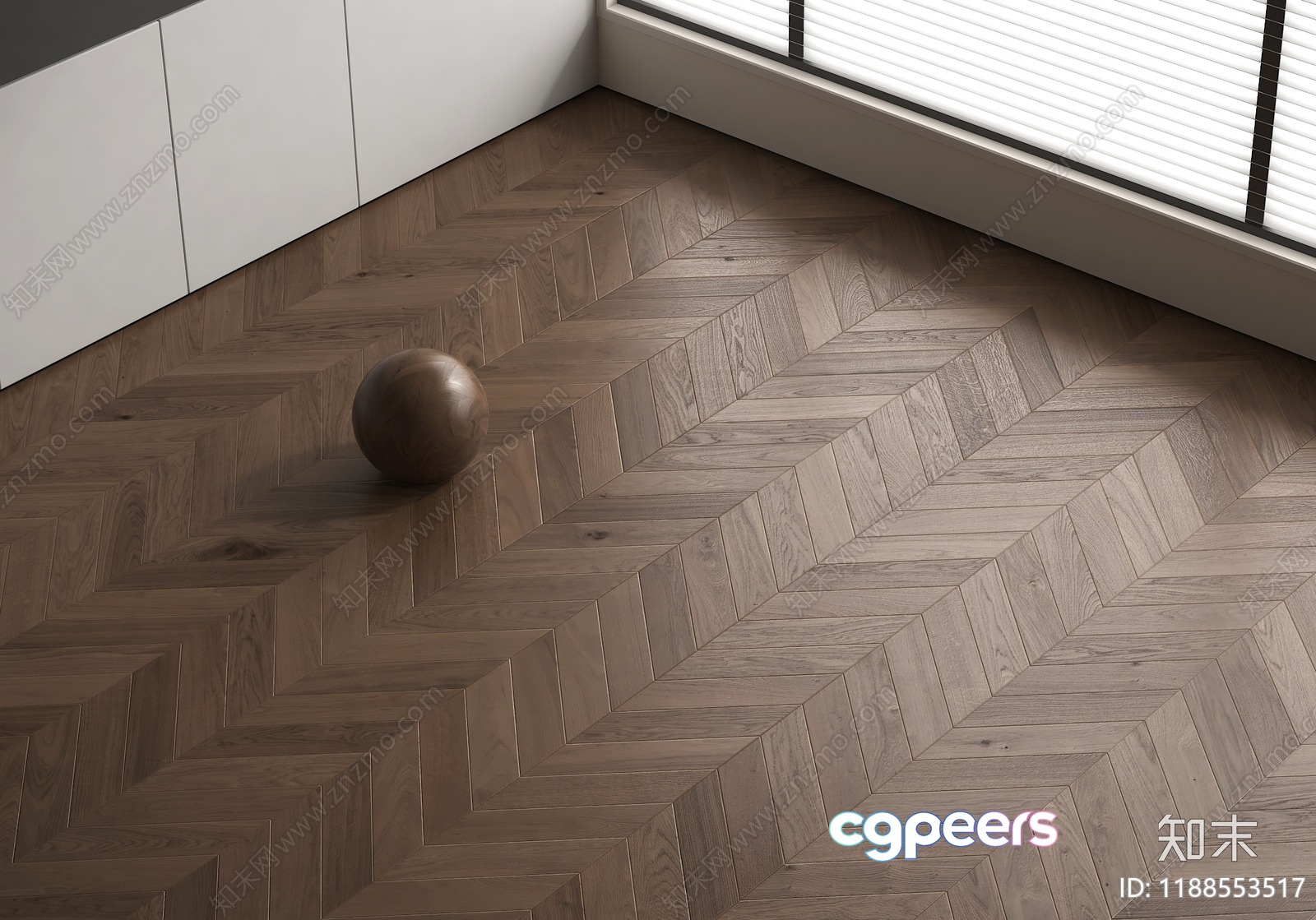A Wooden Ball 3D Model - 6776 - VRAY Render