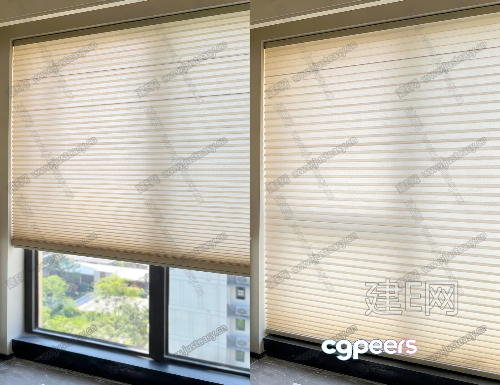 A Window With Blinds 3D Model - 21426 - VRAY Render A Window With Blinds 3D Model - 21426 - VRAY Render