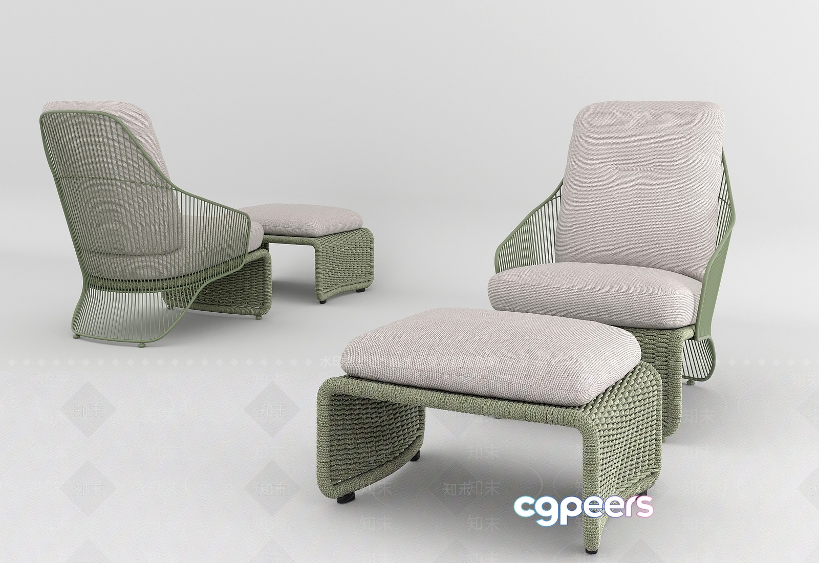 Modern Patio Furniture 3D Model - 13713 - VRAY Render Modern Patio Furniture 3D Model - 13713 - VRAY Render