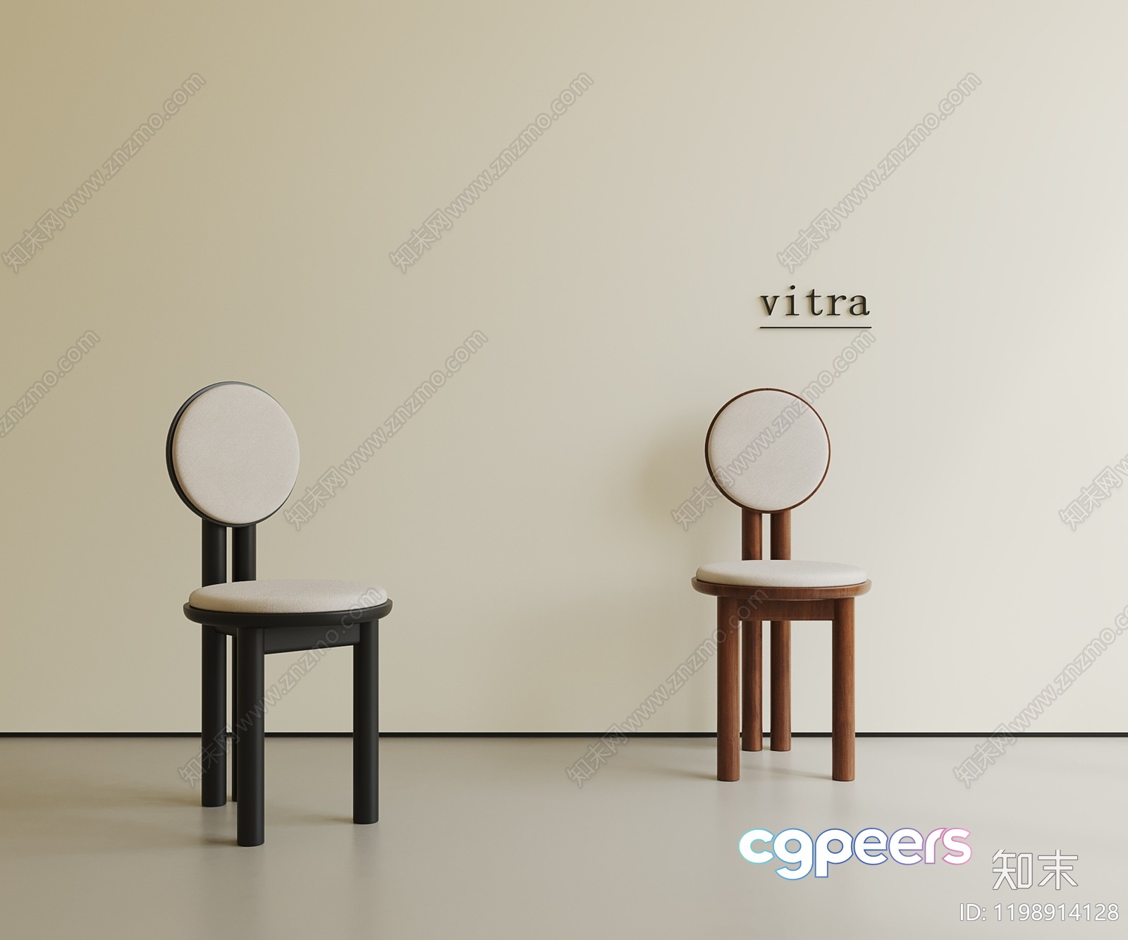 Modern Minimalist Chair 3D Model - 5254 - CORONA Render