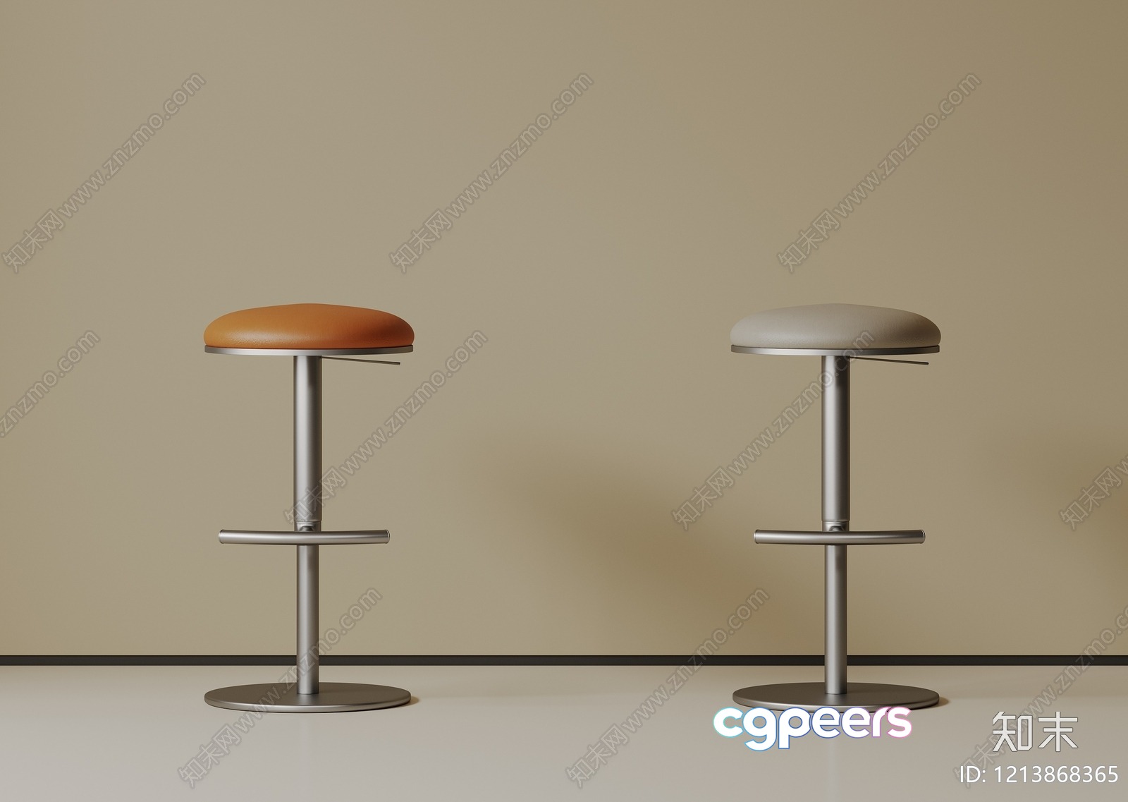 Modern Bar Stools 3D Model - 11699 - VRAY Render Modern Bar Stools 3D Model - 11699 - VRAY Render