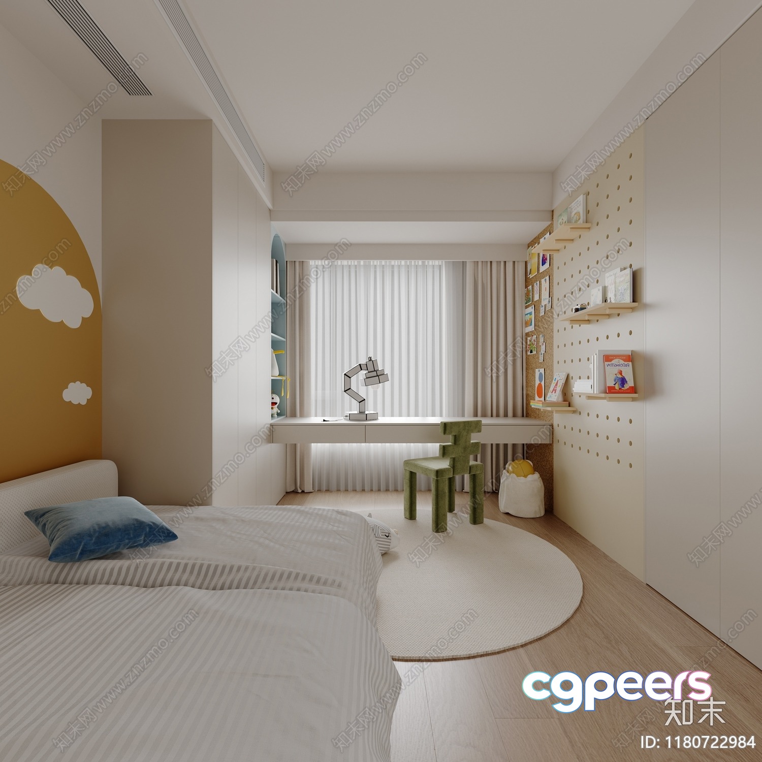 Cozy Modern Bedroom 3D Model - 12476 - VRAY Render Cozy Modern Bedroom 3D Model - 12476 - VRAY Render