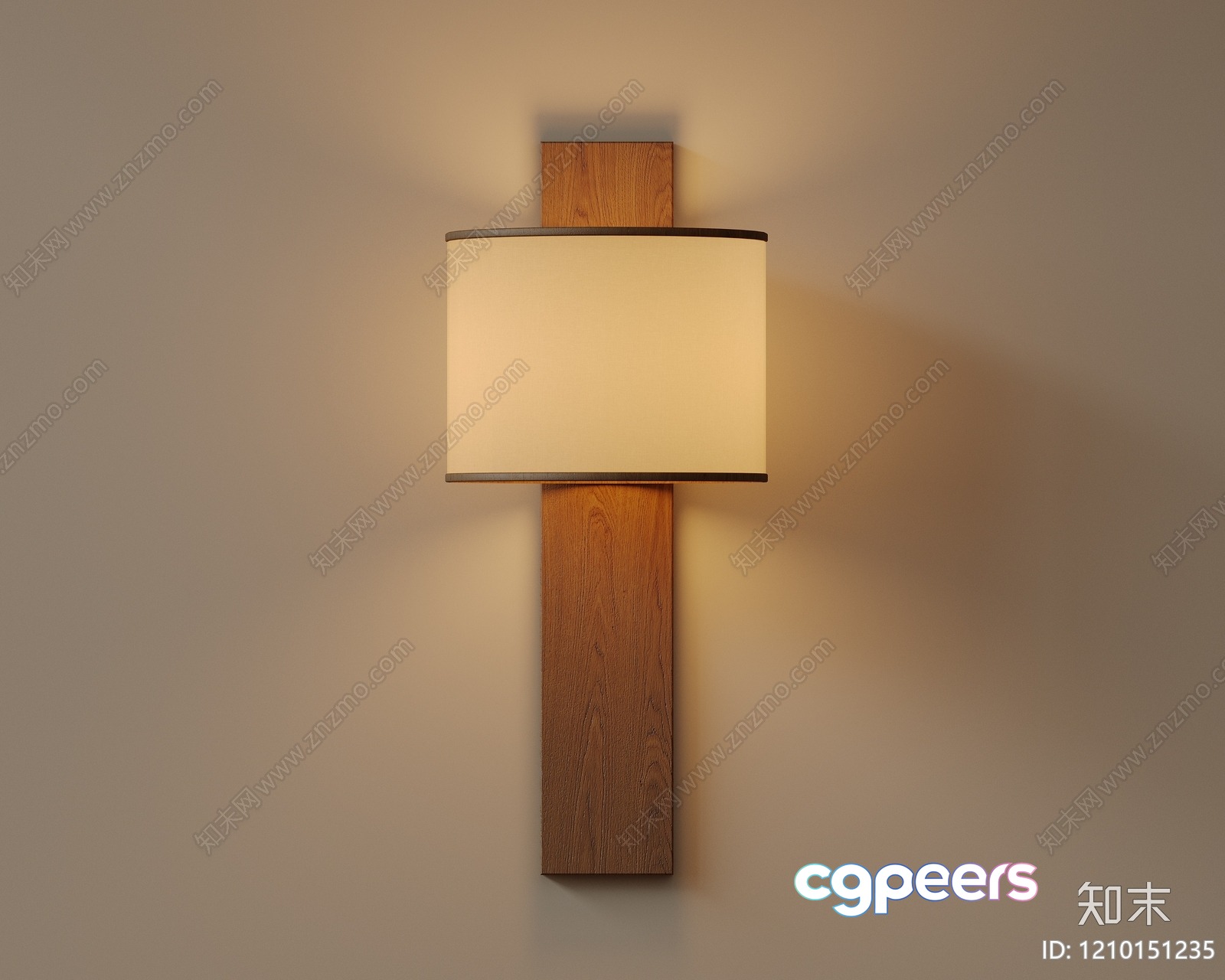 Wooden Cross-Shaped Light Fixture 3D Model - 6173 - VRAY Render Wooden Cross-Shaped Light Fixture 3D Model - 6173 - VRAY Render