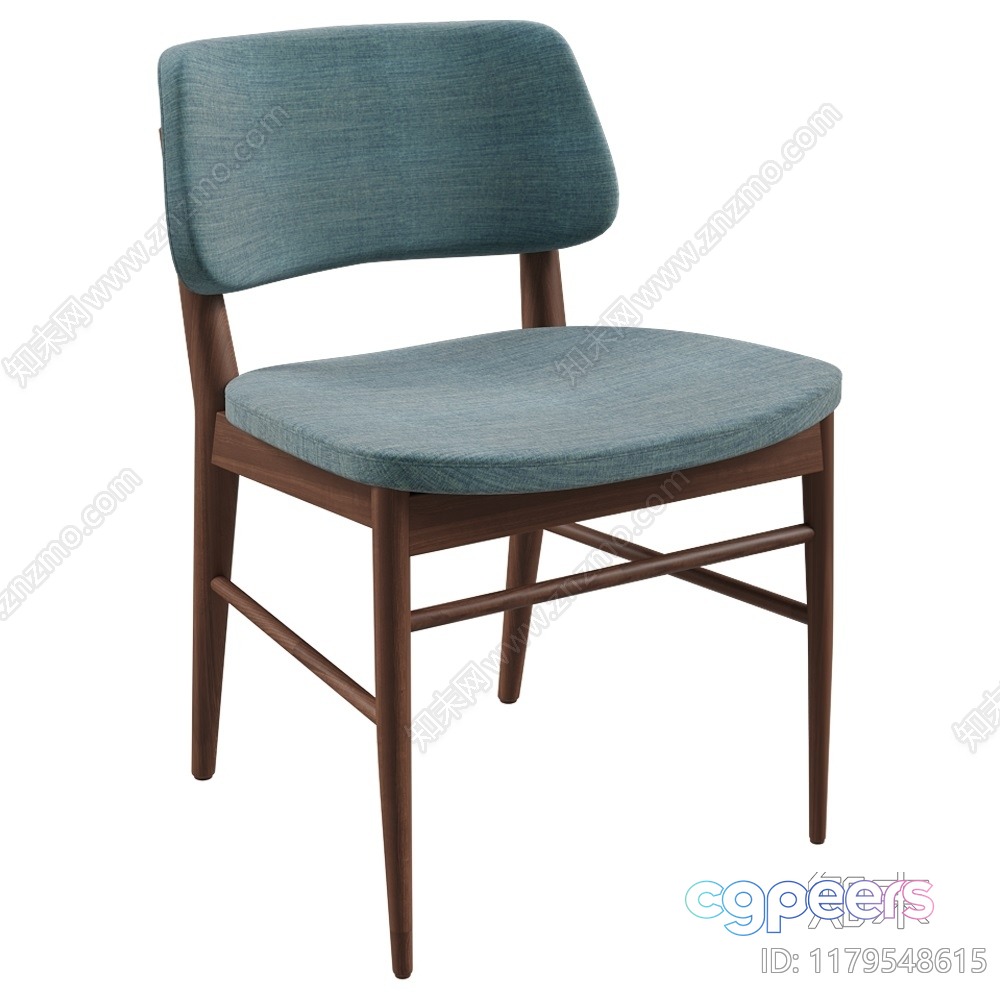 Wooden Dining Chair 3D Model - 19786 - VRAY Render