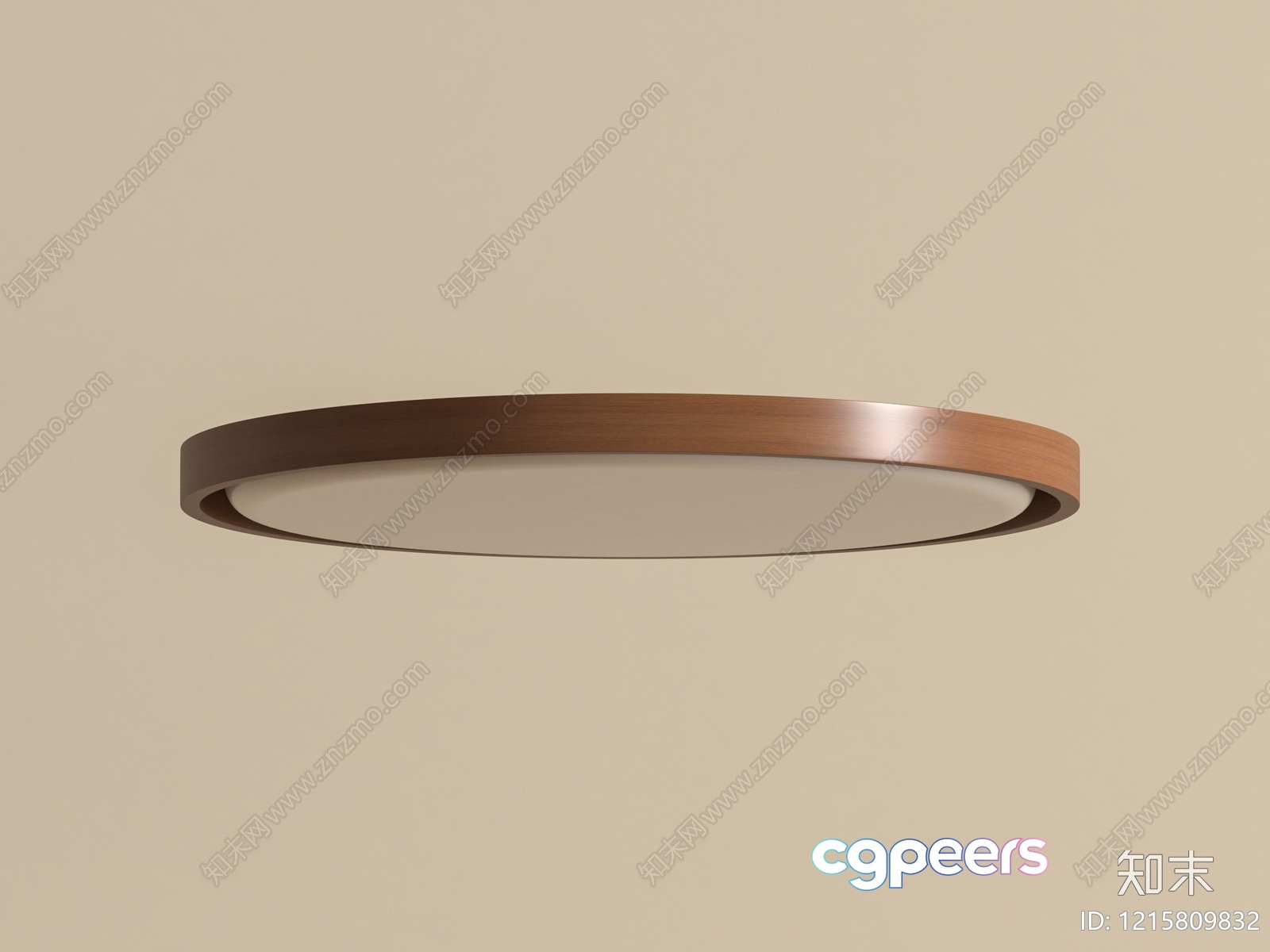 Gold Light Fixture 3D Model - 10654 - VRAY Render