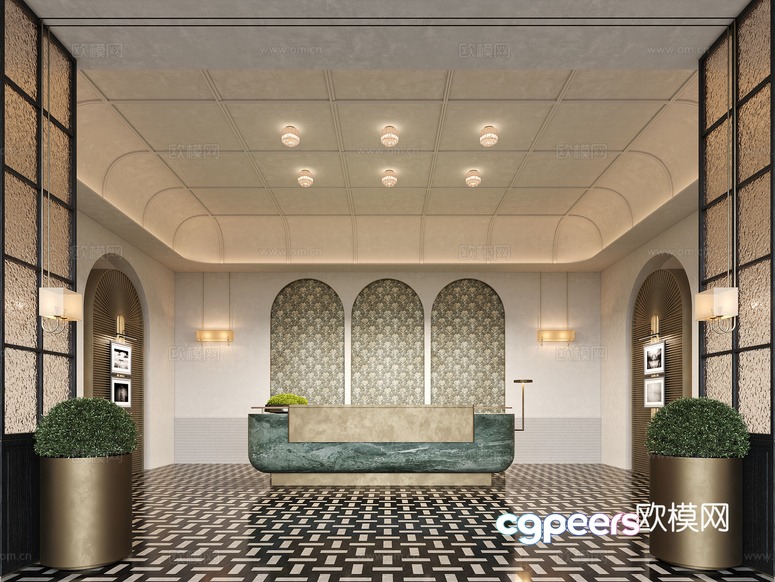 Modern Office Space 3D Model - 1156 - CORONA Render Modern Office Space 3D Model - 1156 - CORONA Render