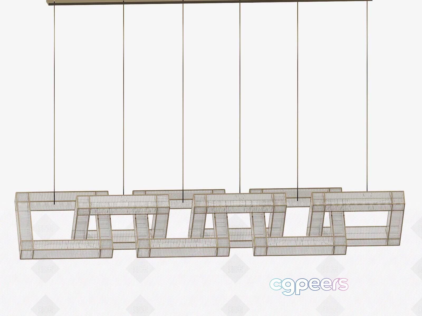 Modern Light Fixture 3D Model - 16111 - VRAY Render