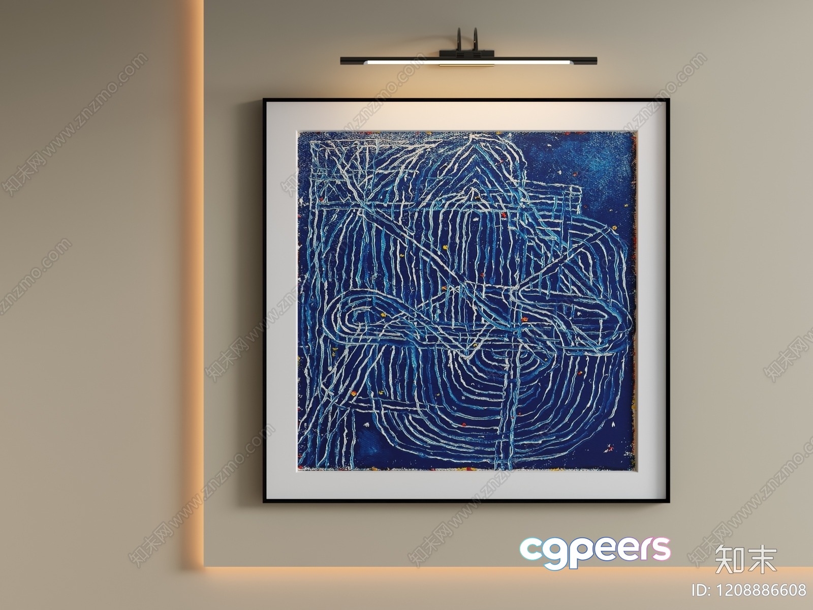Abstract Art Piece 3D Model - 1356 - VRAY Render