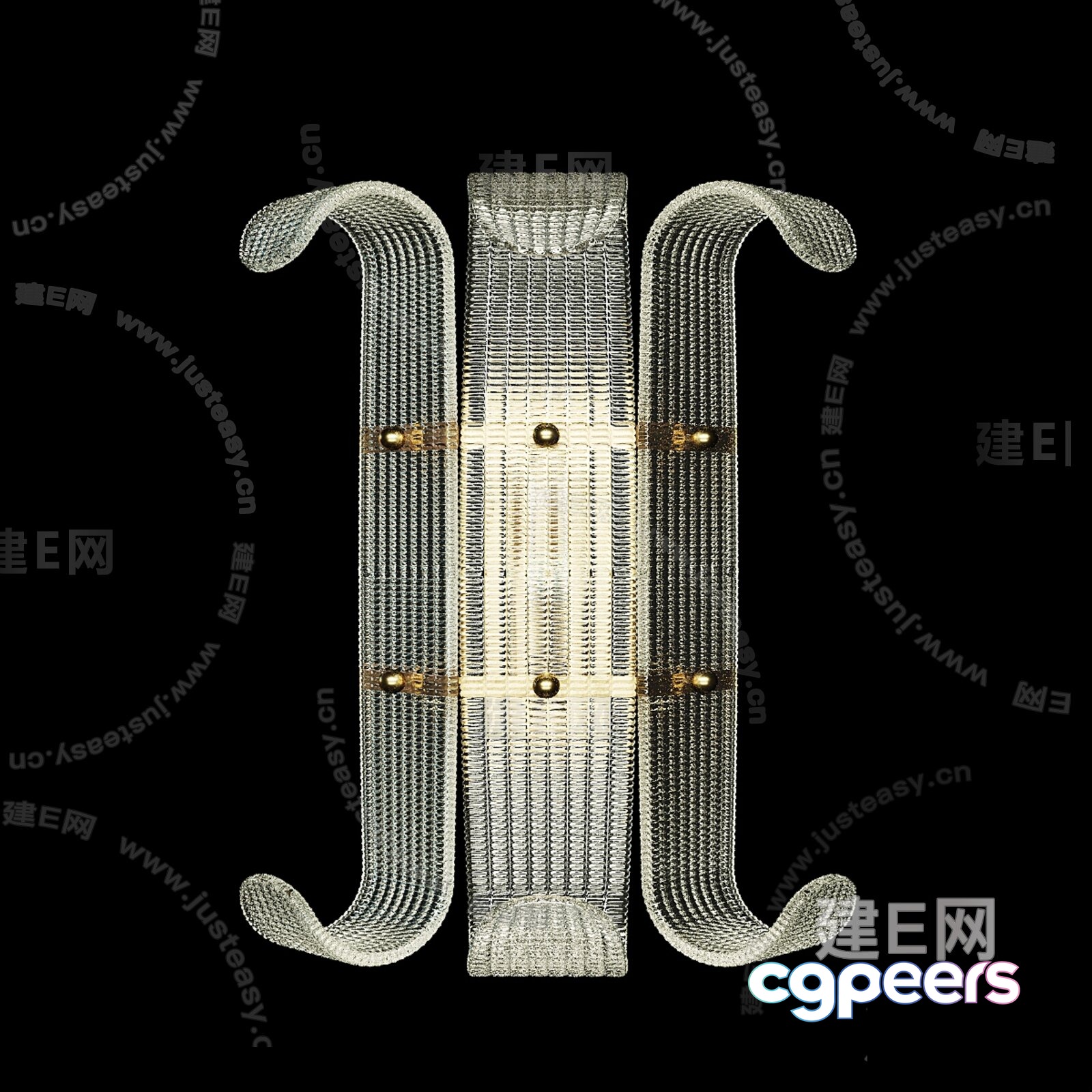 Gold Light Fixture 3D Model - 12329 - VRAY Render Gold Light Fixture 3D Model - 12329 - VRAY Render