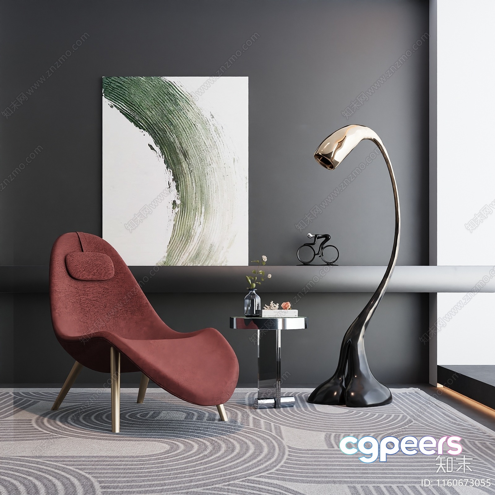 Modern Living Room 3D Model - 14708 - VRAY Render Modern Living Room 3D Model - 14708 - VRAY Render
