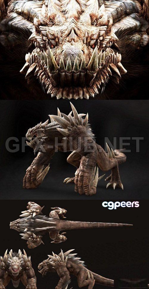 3D Game Assets - Behemoth - 3D Model 3D Game Assets - Behemoth - 3D Model