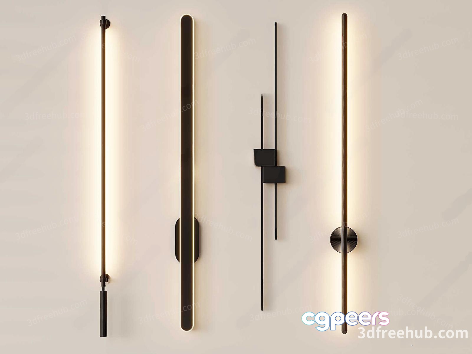 Modern Light Fixtures 3D Model - 18932 - VRAY Render