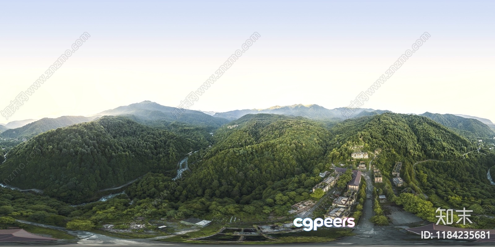 A Mountainous Landscape 3D Model - 400 - VRAY Render A Mountainous Landscape 3D Model - 400 - VRAY Render