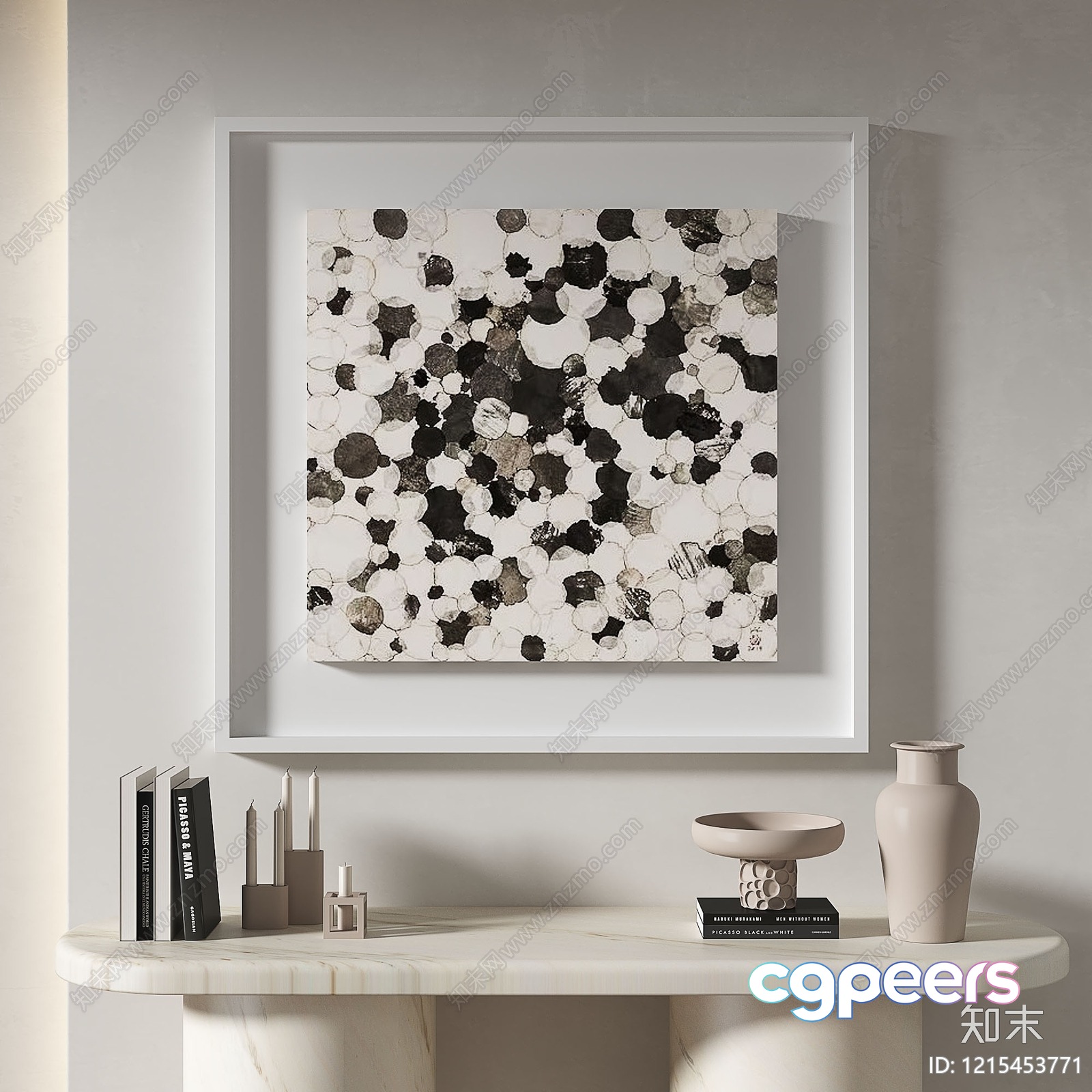 Modern Art Piece 3D Model - 17481 - VRAY Render Modern Art Piece 3D Model - 17481 - VRAY Render