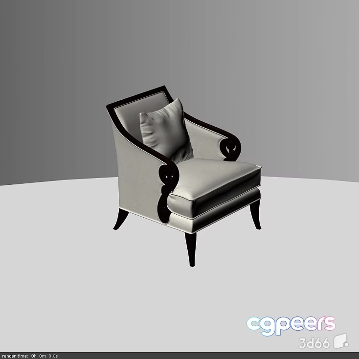 A 3D Rendering Of A Chair 3D Model - 22483 - VRAY Render A 3D Rendering Of A Chair 3D Model - 22483 - VRAY Render