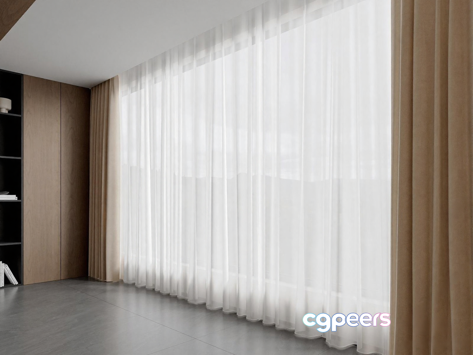 Sheer Curtains 3D Model - 10243 - VRAY Render Sheer Curtains 3D Model - 10243 - VRAY Render