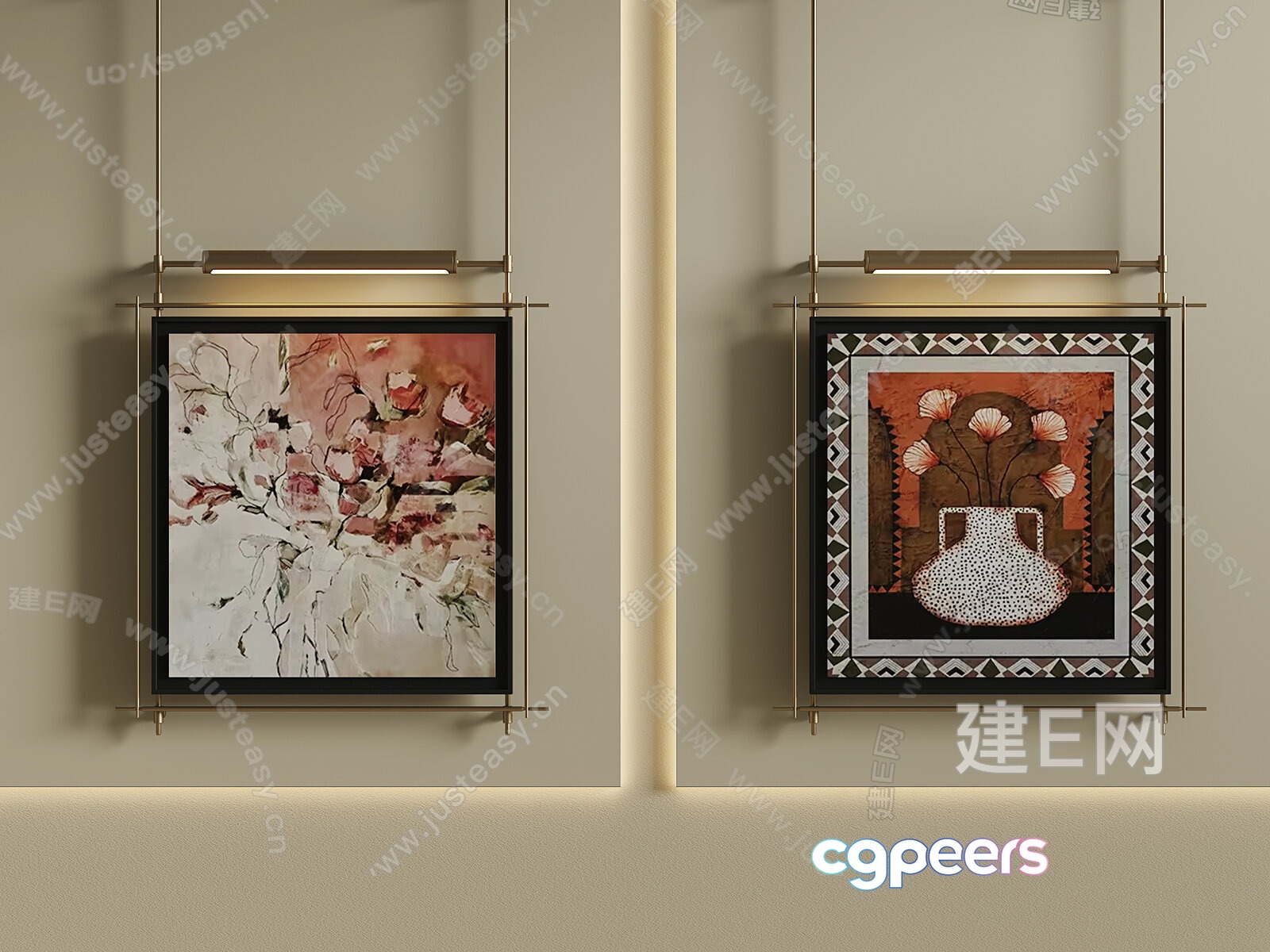 Abstract Art 3D Model - 2876 - VRAY Render