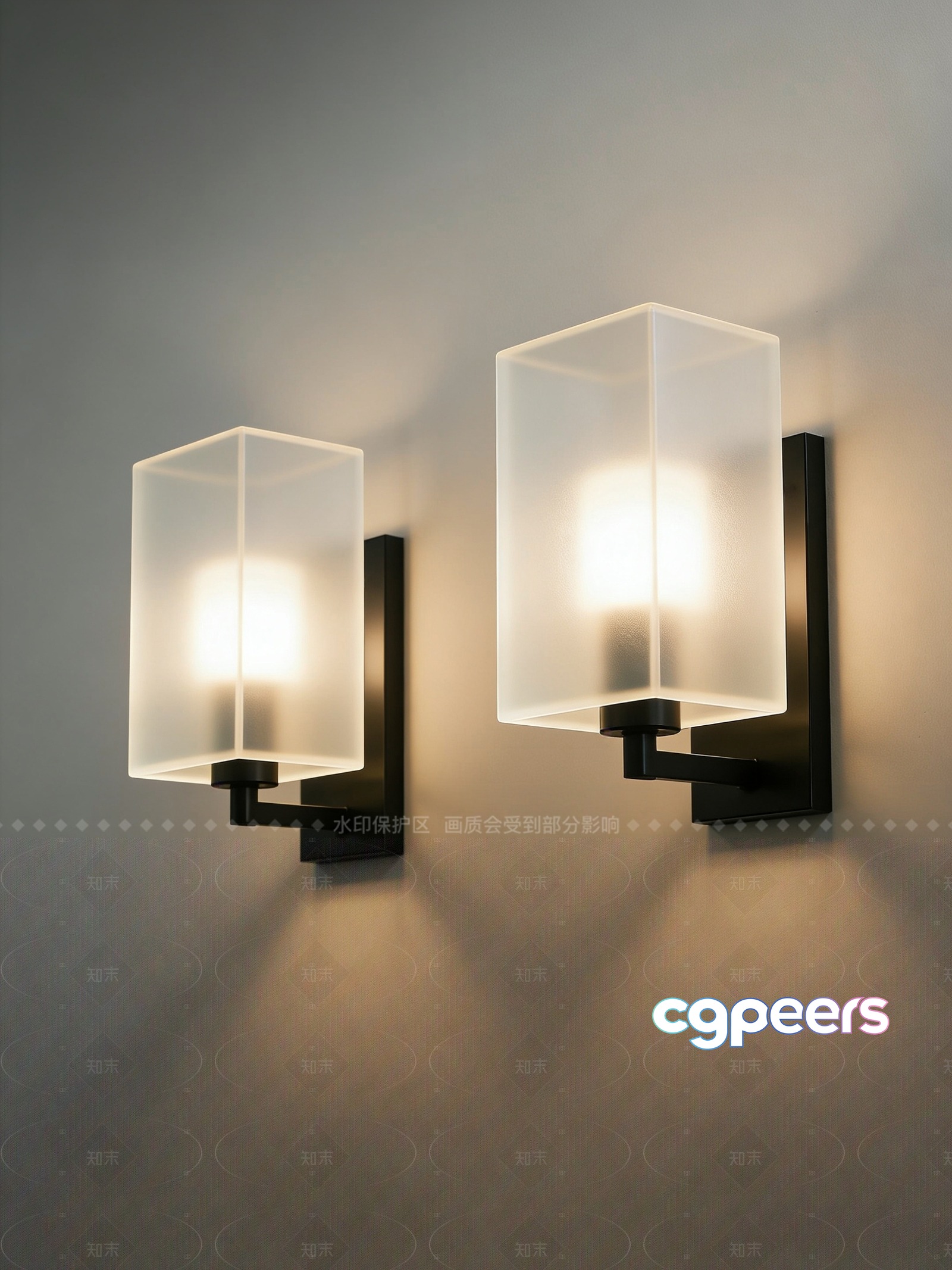 Modern Wall Light Fixtures 3D Model - 8918 - CORONA Render Modern Wall Light Fixtures 3D Model - 8918 - CORONA Render