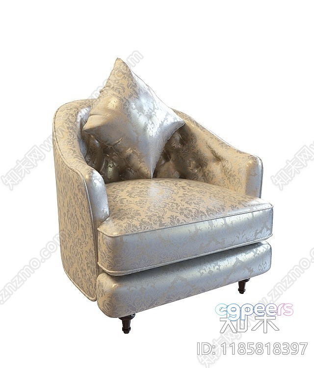 Modern Stylish Chair 3D Model - 16234 - VRAY Render