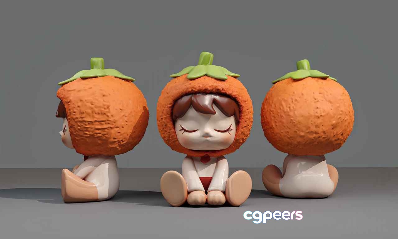 Three Cartoon Characters Sitting On The Floor 3D Model - 5798 - VRAY Render Three Cartoon Characters Sitting On The Floor 3D Model - 5798 - VRAY Render