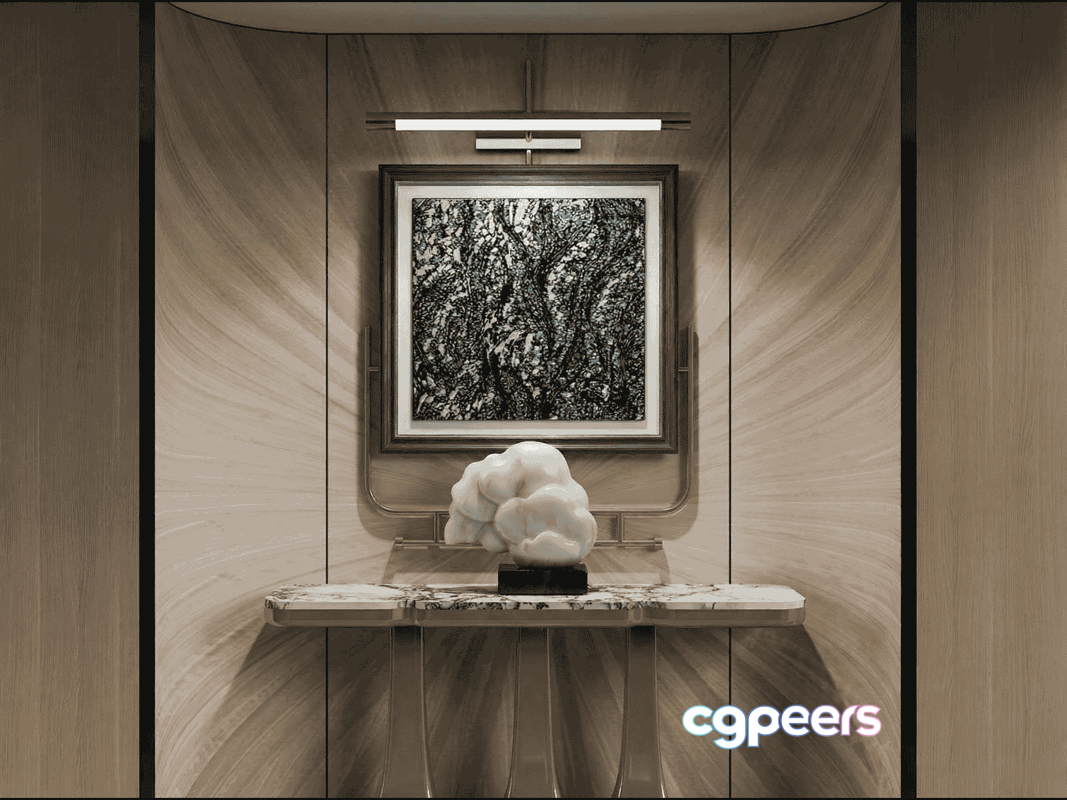 Modern Art Piece 3D Model - 15607 - VRAY Render Modern Art Piece 3D Model - 15607 - VRAY Render