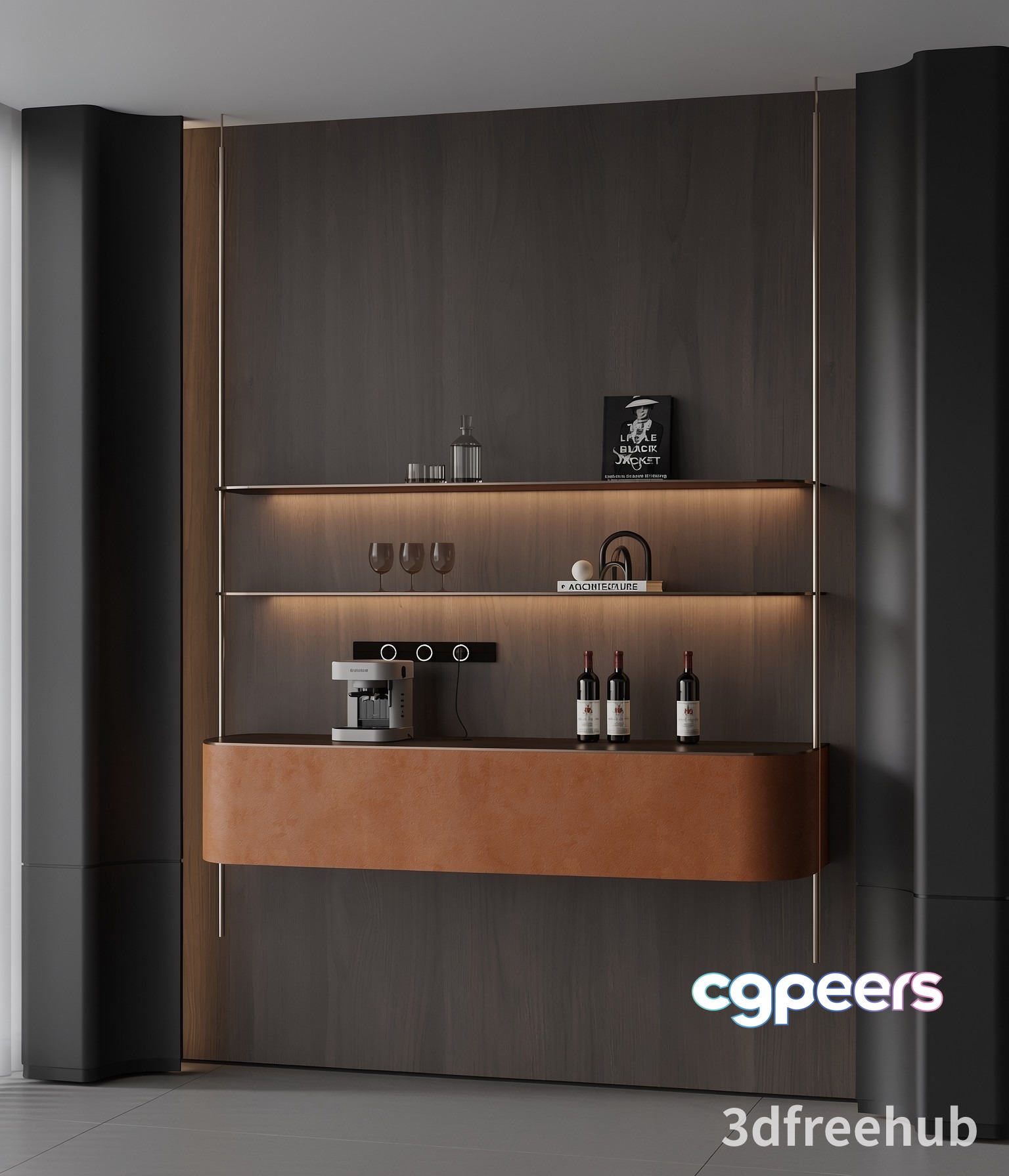 Modern Kitchen Display 3D Model - 20483 - VRAY Render Modern Kitchen Display 3D Model - 20483 - VRAY Render