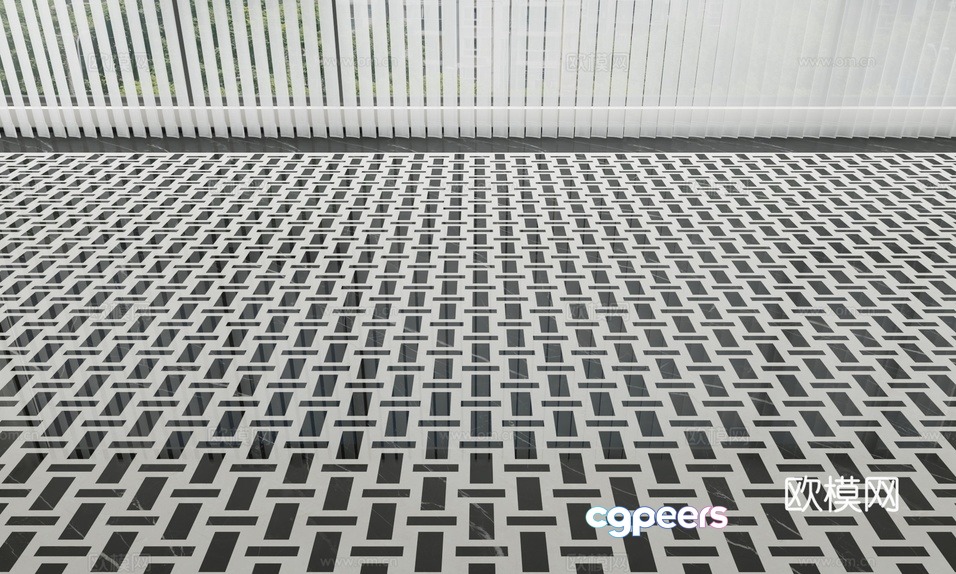 Modern Patterned Floor 3D Model - 14926 - VRAY Render Modern Patterned Floor 3D Model - 14926 - VRAY Render