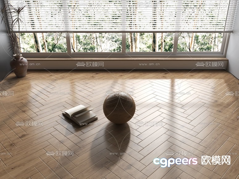 Cozy Meditation Room 3D Model - 2158 - VRAY Render