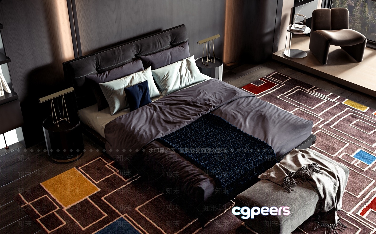 Cozy Bedroom 3D Model - 13677 - VRAY Render Cozy Bedroom 3D Model - 13677 - VRAY Render