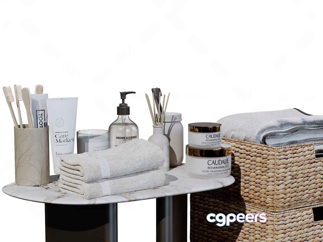 A Collection Of Toiletries 3D Model - 11310 - CORONA Render A Collection Of Toiletries 3D Model - 11310 - CORONA Render