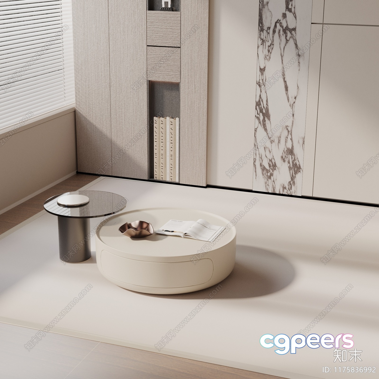 Modern Living Room 3D Model - 12662 - VRAY Render Modern Living Room 3D Model - 12662 - VRAY Render
