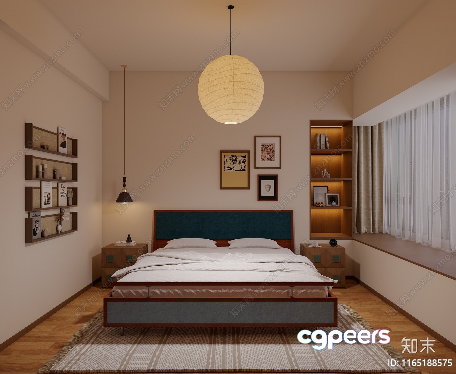 Cozy Bedroom 3D Model - 14072 - VRAY Render Cozy Bedroom 3D Model - 14072 - VRAY Render