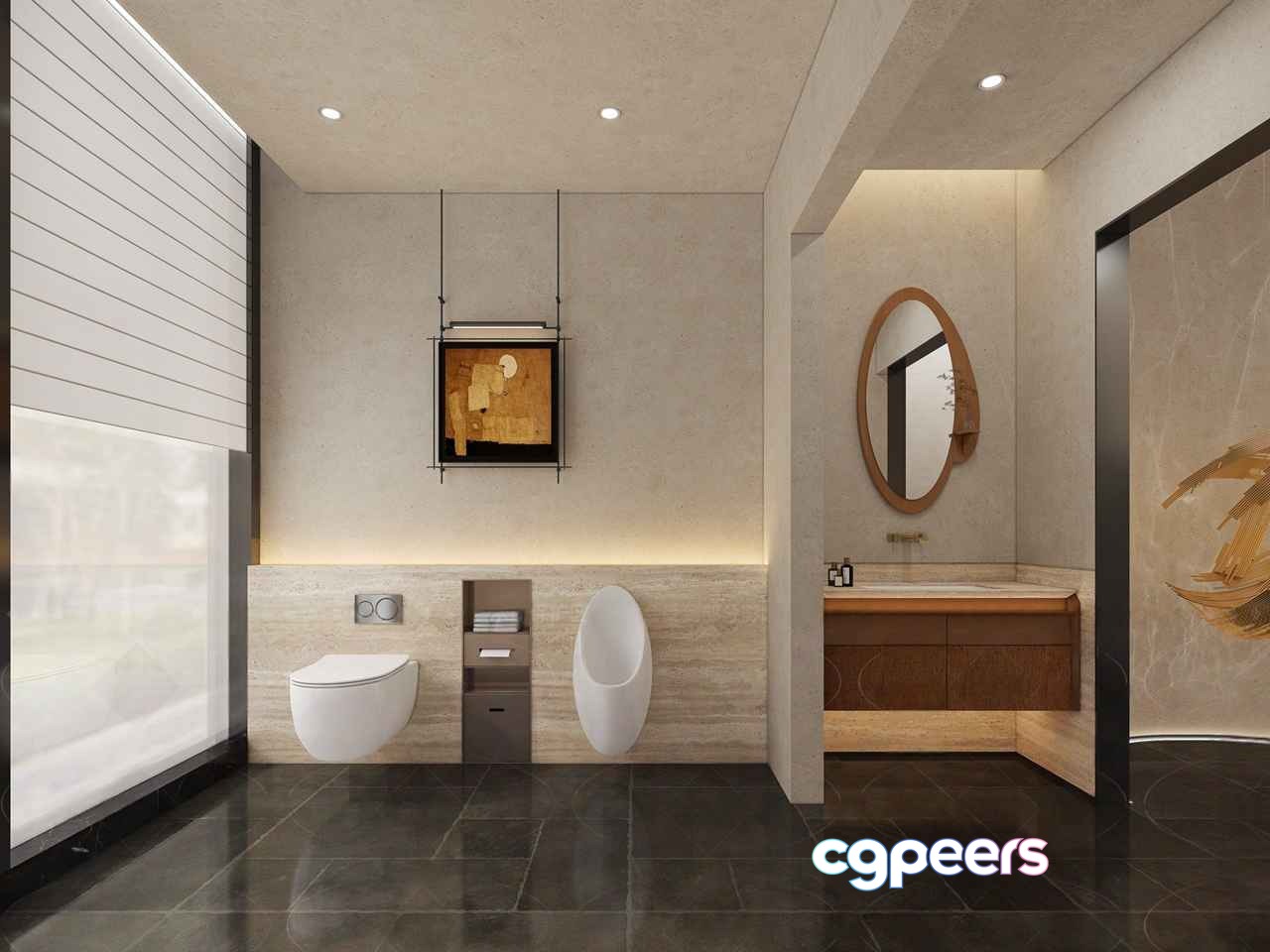 Modern Bathroom Design 3D Model - 7027 - VRAY Render Modern Bathroom Design 3D Model - 7027 - VRAY Render