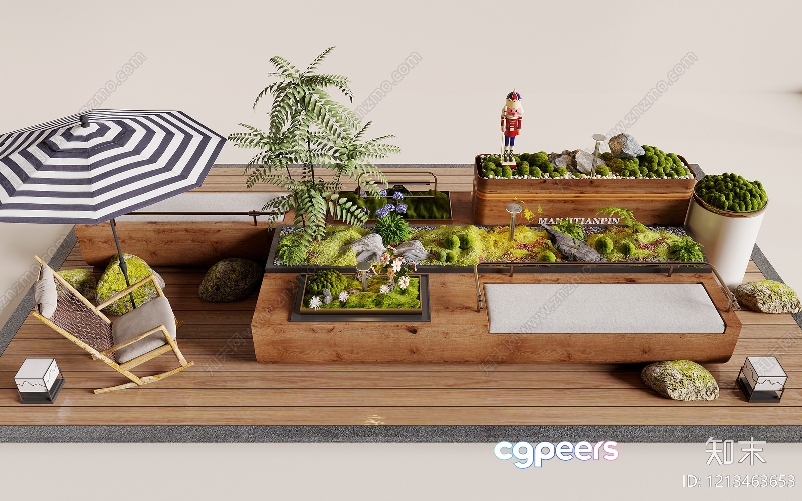 Modern Terrarium Display 3D Model - 13114 - VRAY Render Modern Terrarium Display 3D Model - 13114 - VRAY Render