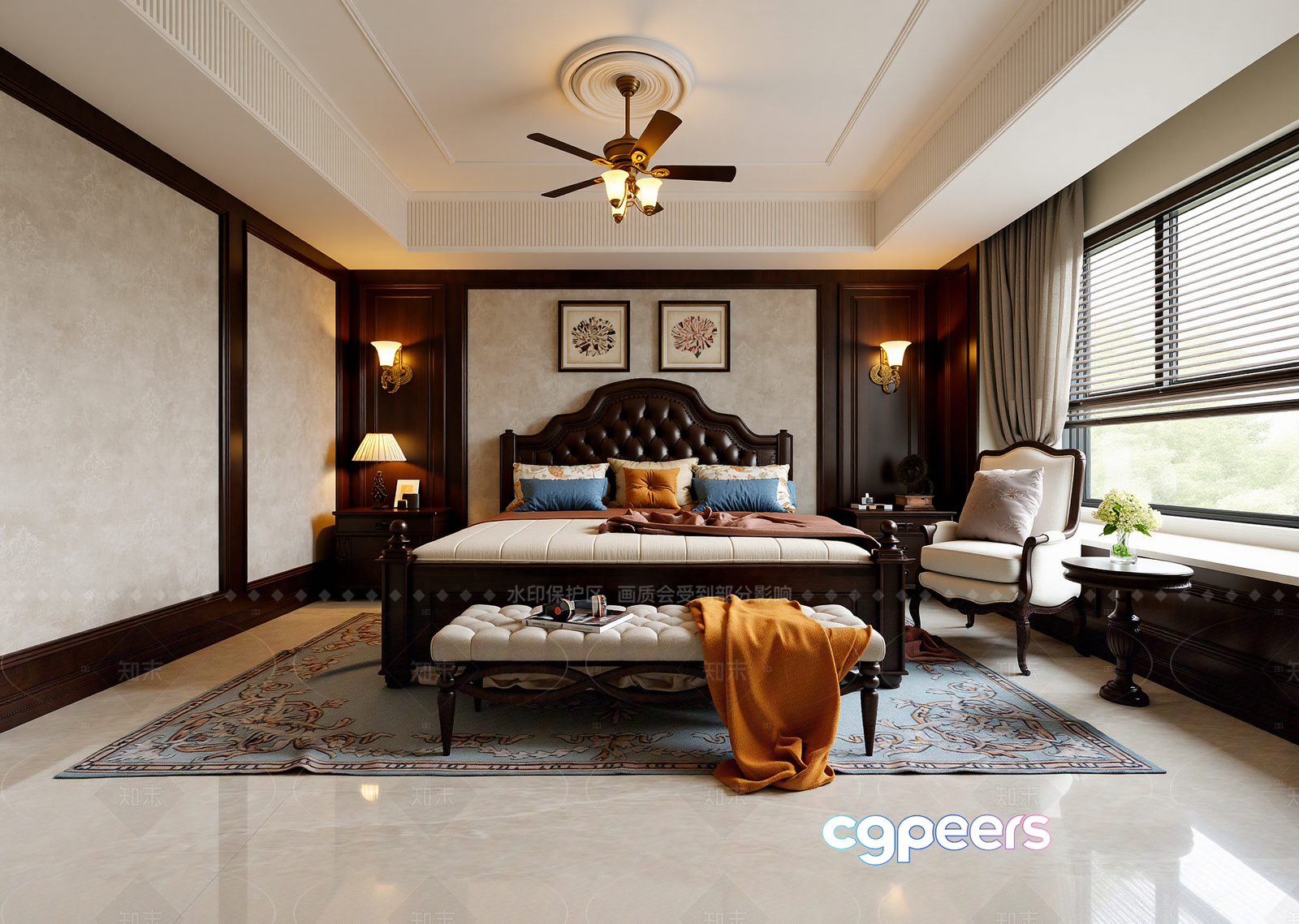 Cozy Bedroom 3D Model - 11275 - VRAY Render Cozy Bedroom 3D Model - 11275 - VRAY Render