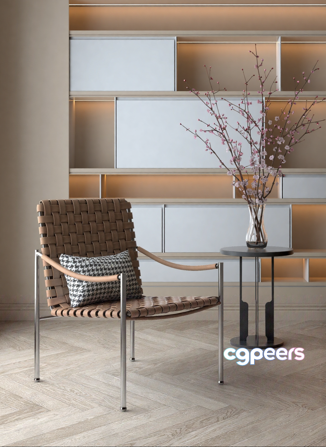 Modern Minimalist Chair 3D Model - 18282 - VRAY Render