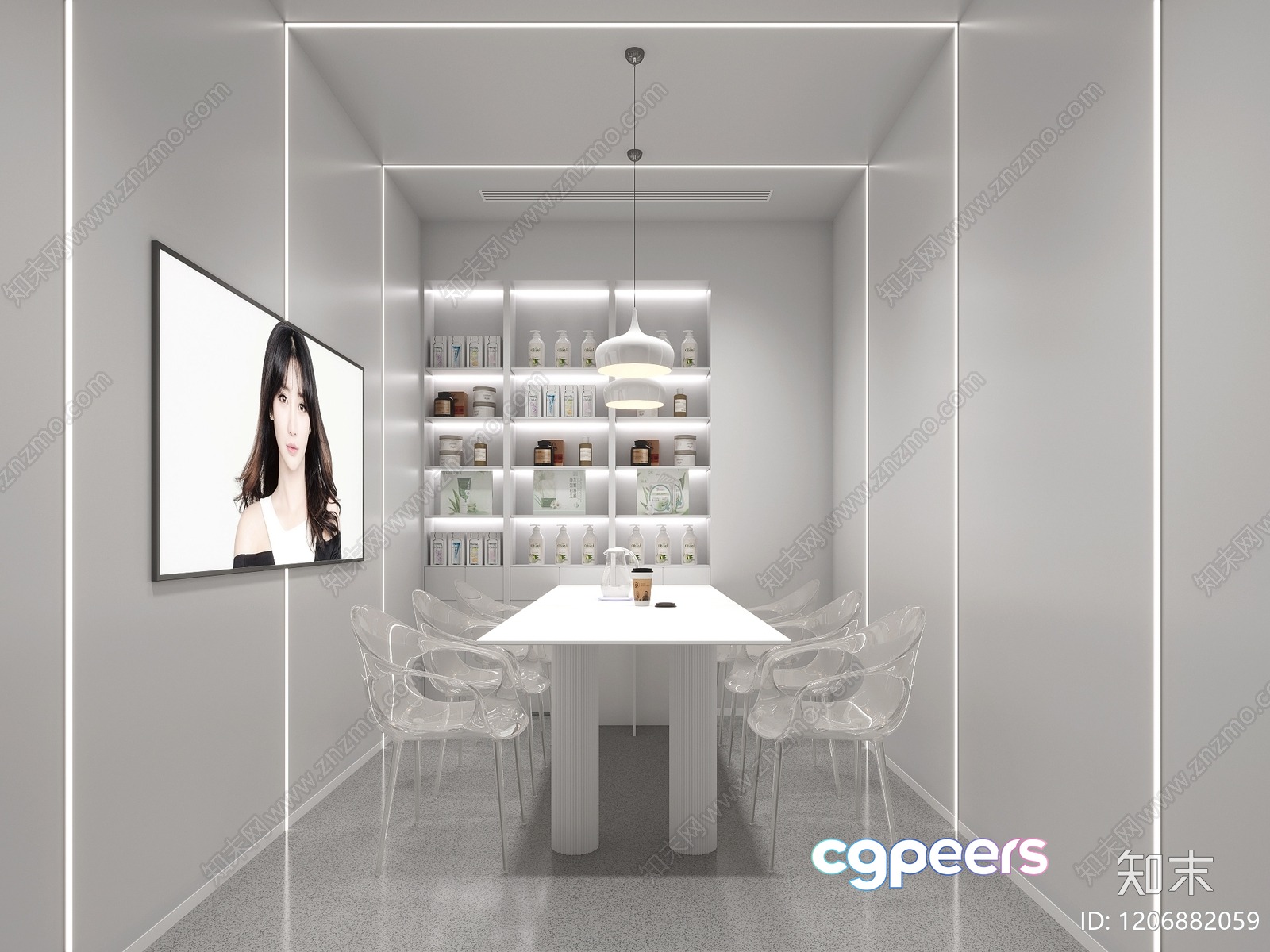 Modern Conference Room 3D Model - 3250 - VRAY Render Modern Conference Room 3D Model - 3250 - VRAY Render