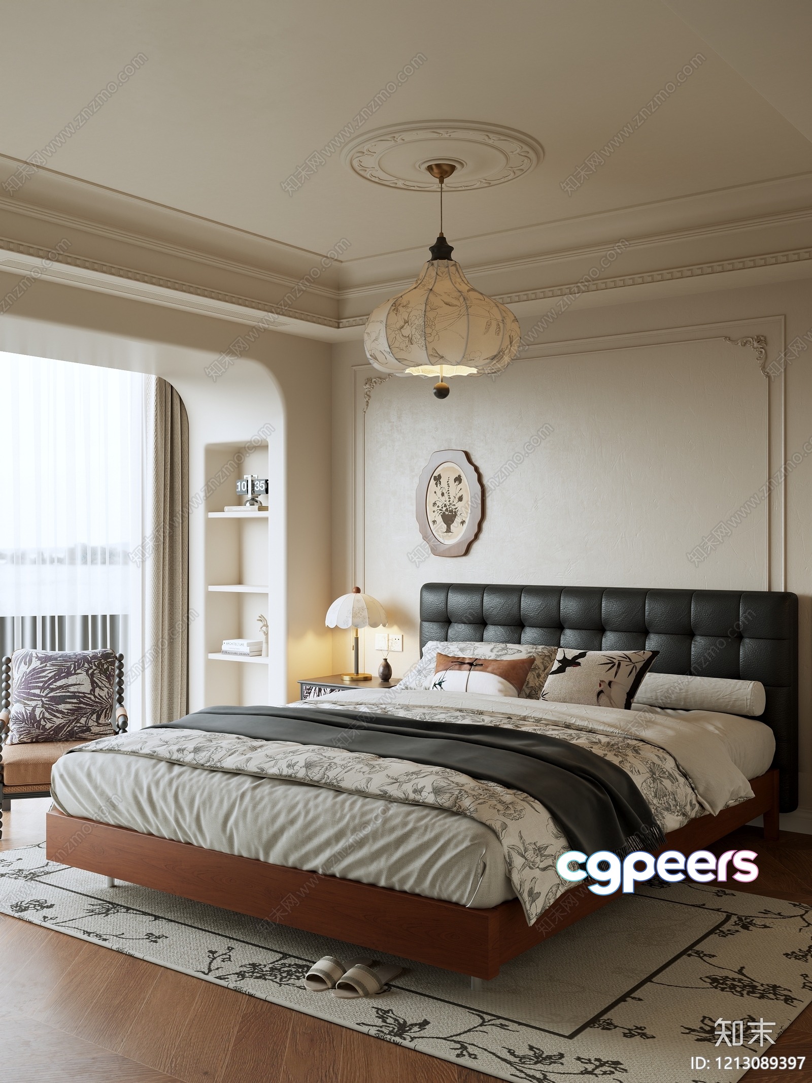 Cozy Bedroom 3D Model - 21472 - VRAY Render Cozy Bedroom 3D Model - 21472 - VRAY Render