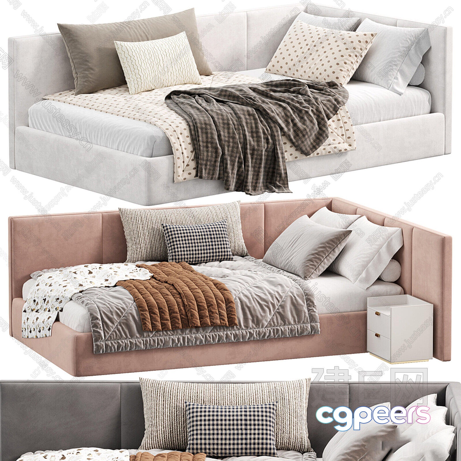 Cozy Bedroom 3D Model - 13036 - VRAY Render
