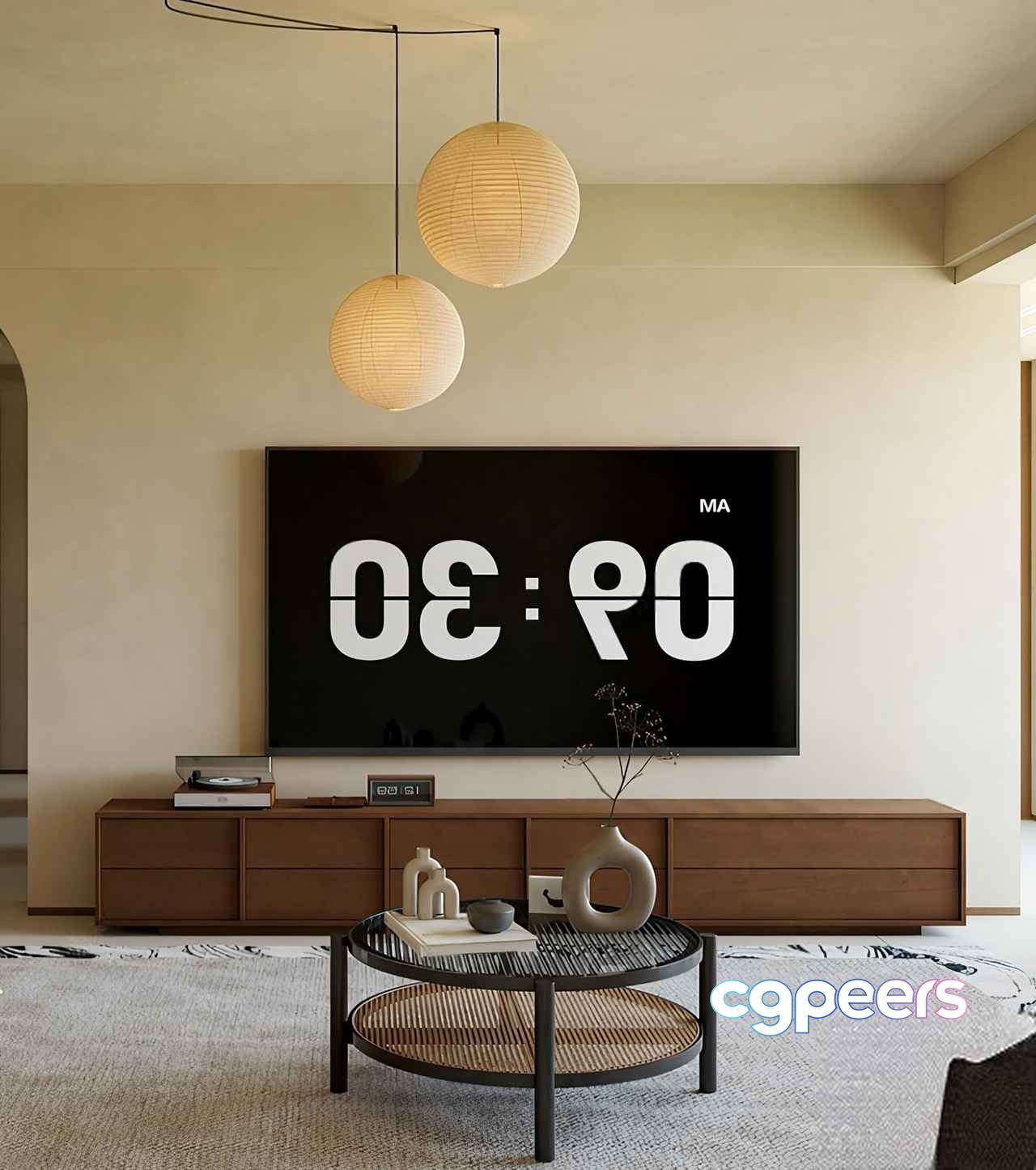 Modern Living Room 3D Model - 816 - VRAY Render Modern Living Room 3D Model - 816 - VRAY Render