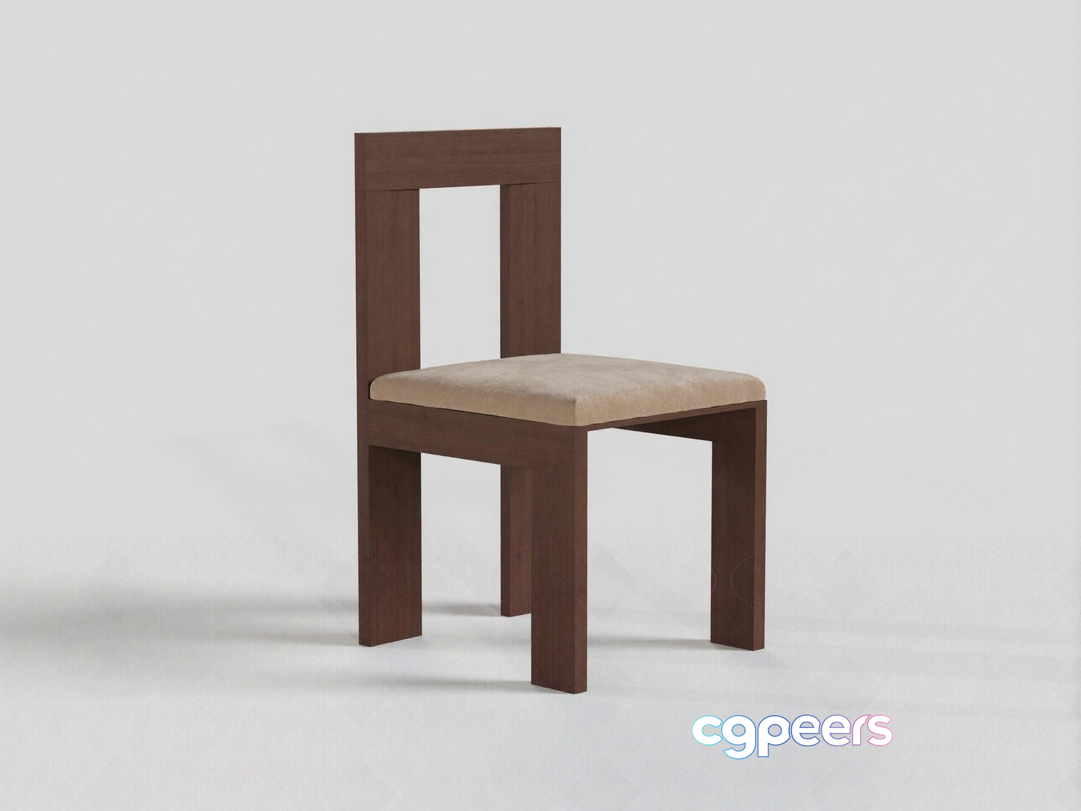 A Wooden Chair 3D Model - 9993 - CORONA Render