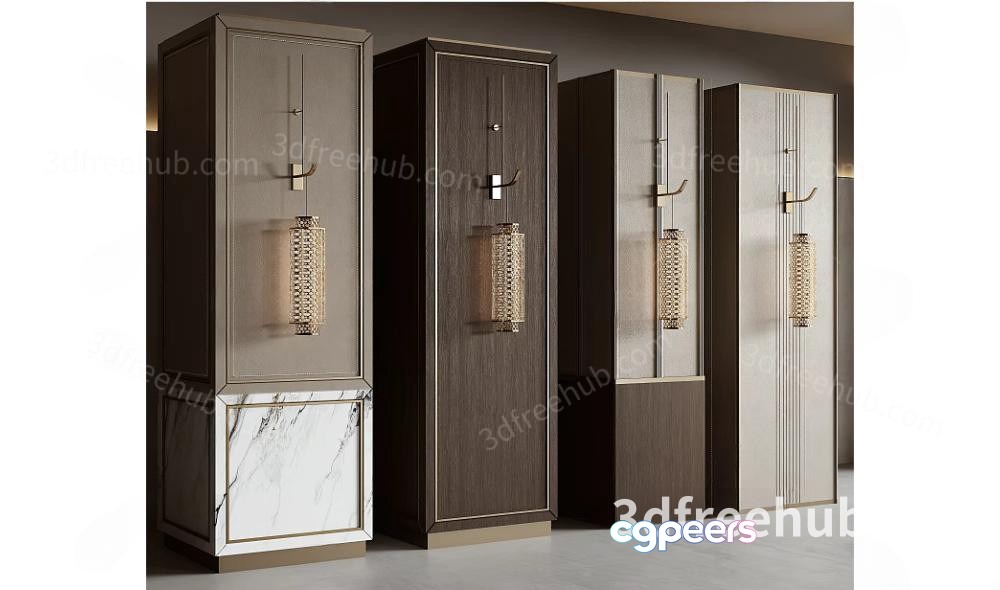 Modern Light Fixtures 3D Model - 20466 - VRAY Render