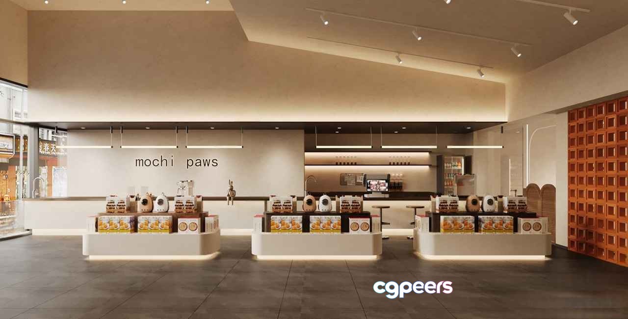 A Mochi Paws Store 3D Model - 12027 - CORONA Render