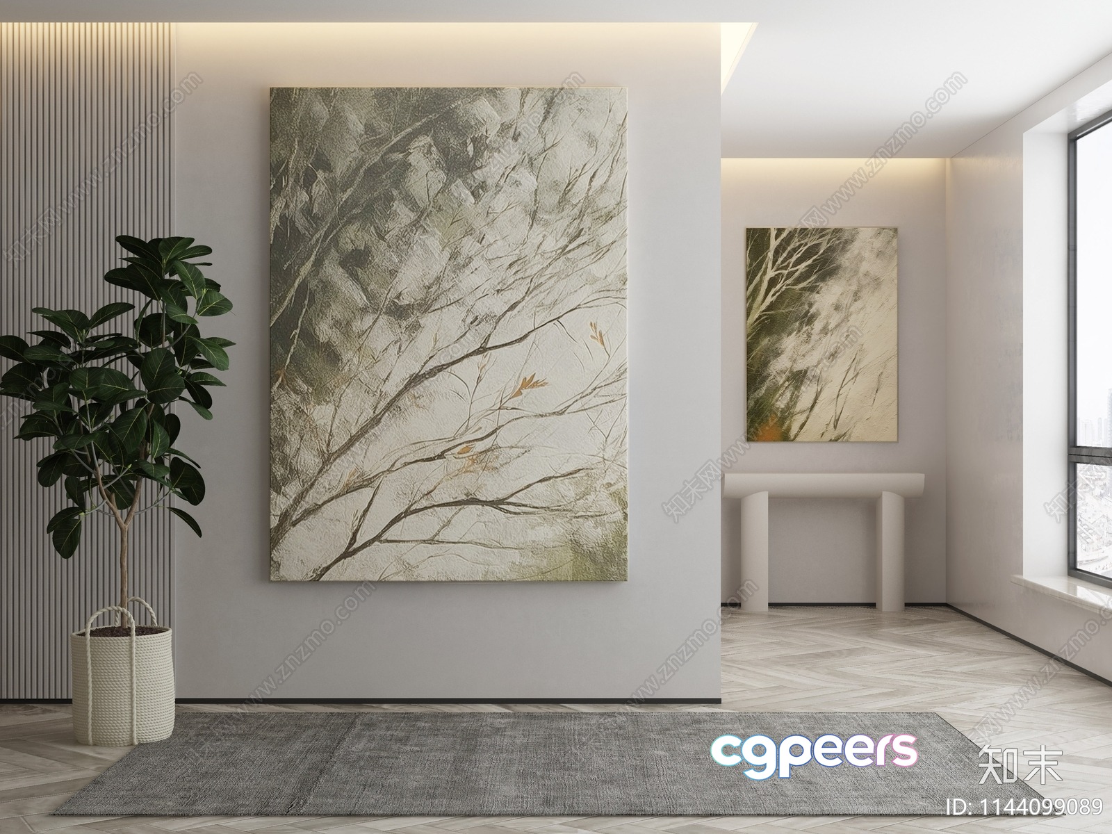 Modern Living Room 3D Model - 14700 - VRAY Render