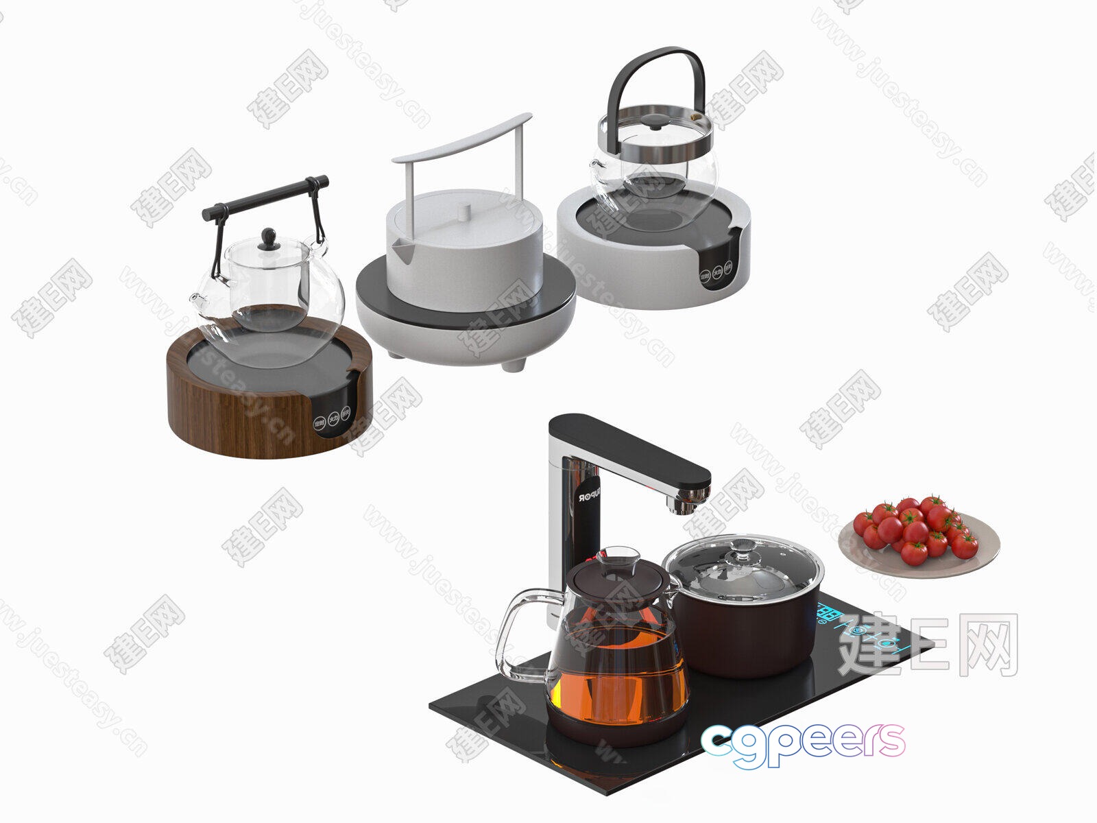 Kitchen Appliances 3D Model - 8552 - VRAY Render