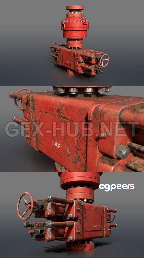 3D Game Assets - Steam Valve 3D Model 3D Game Assets - Steam Valve 3D Model
