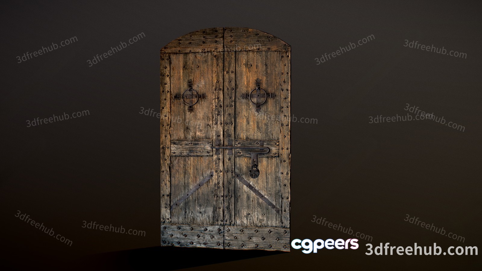 Old Wooden Door 3D Model - 22974 - VRAY Render